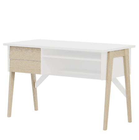 Стол письменный Сканди 600 (дуб/молочный дуб)